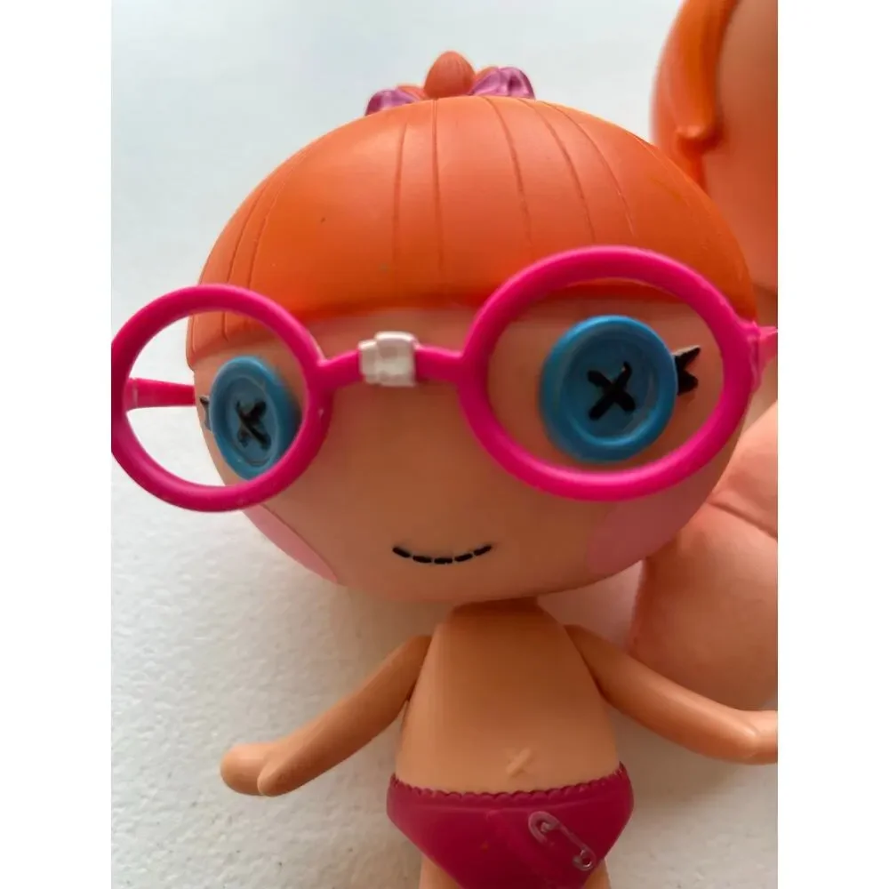 Lalaloopsy Babies Bea Spells A lot 11” Plush Doll & Specs A lot  8” Doll